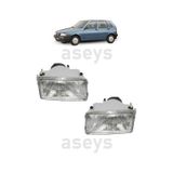 Fiat Uno Ön Sağ Ve Sol Far Ikili Takım Halinde Uno Far 2 Adet Ampullü