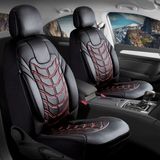 Fiat Uno Uyumlu Deri Oto Koltuk Kılıfı Ön/arka Set Classy Seri Siyah-Kırmızı - Siyah - Kırmızı