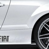 Fiat Yapıştırma Marşpiyel Yazısı Sticker 2 Adet