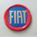 Fiat Yuvarlak Arması Mavi Kırmızı Çerçeve 7,5cm (fiat Tofaş Panjur Bagaj Arması) Fiat Logosu