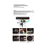 Fiat500 Uyumlu Brembo Sarı Kaliper Kapağı 4 Parça Ön Arka Set
