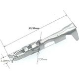 Fiatextra 100Adet Otomobil Body Soket Pin (19.2x2.2x2.2mm)