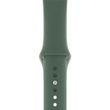 Fibaks 2 3 4 5 6 Se Nike 38 mm 40 mm Uyumlu Kordon Kayış Bileklik Klasik Spor Silikon Band - Haki