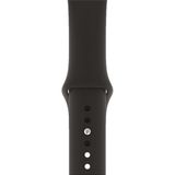 Fibaks 2 3 4 5 6 Se Nike 42MM 44MM Uyumlu Kordon Kayış Bileklik Klasik Spor Silikon Band - Black