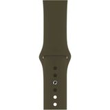 Fibaks 2 3 4 5 6 Se Nike 42MM 44MM Uyumlu Kordon Kayış Bileklik Klasik Spor Silikon Band - Kahverengi