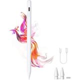 Fibaks Apple İpad A16 Air 6/7/8/9/10/11/12. Nesil Avuç Içi Red Özellik Palm Rejection Tablet Kalemi Stylus Yazı Çizim - Buzlu