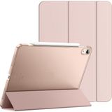 Fibaks Apple iPad Air 11 Inch M2 M3 Çip Air 4. /5. /6. Nesil Güçlü Manyetik Smart Kapak Devrilmez Stand Kılıf - Rose - Air 11 4/5/6