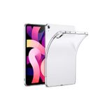 Fibaks Apple iPad Air 13 2024 Kılıf Ultra Ince Esnek Renksiz Şeffaf Silikon Tablet Kapak Kilifi