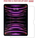 Fibaks Apple iPad Pro 7.nesil 11 Inch M4 Çip 2024 Uyumlu Şeffaf Esnek Tablet Cam Nano Ekran Koruyucu - Pro 11 2024