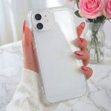 Fibaks Apple iPhone 11 Kılıf AntiShock Köşe Korumalı Darbe Emici Crystal Berrak Şeffaf Sert Silikon - Kristal