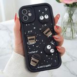 Fibaks Apple iPhone 11 Kılıf Desenli Tasarımlı Figürlü Kamera Korumalı Silikon Renkli Kapak - Cute Coffee
