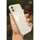 Fibaks Apple iPhone 12 Uyumlu Kılıf Tasarımlı Desenli Kamera Korumalı Şeffaf Kelebek Esnek Yumuşak Silikon Kapak - Desi Kelebek