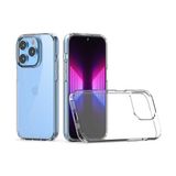 Fibaks Apple iPhone 13 Pro Kılıf Yumuşak Şeffaf Ince Esnek Renksiz Silikon Kapak