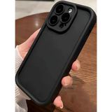 Fibaks Apple iPhone 14 Pro Kılıf Kamera Korumalı Yumuşak Dokulu Renkli Silikon Kapak - Siyah