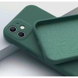 Fibaks Apple iPhone 15 Plus Kamera Korumalı Lansman Içi Kadife Yumuşak Liquid Silikon Kılıf - Yeşil