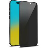 Fibaks Apple iPhone 16 Plus Uyumlu Hayalet Ekran Koruyucu Tam Kapatan Gizli Tamperli Cam - Siyah