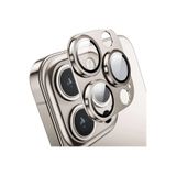 Fibaks Apple iPhone 16 Pro & iPhone 16 Pro Max Uyumlu Çerçeveli Tam Koruma Kamera Lens Koruyucu