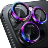 Fibaks Apple iPhone 16 Pro Max Kamera Koruma Renkli Lens Koruyucu Temperli Cam Koruma