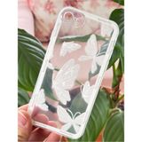Fibaks Apple iPhone 7/8/SE20/SE22 Kılıf Tasarımlı Desenli Kamera Korumalı Şeffaf Kelebek Esnek Yumuşak Silikon - iPhone 7/8 SE - Desi Kelebek