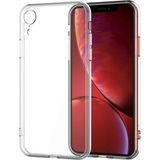 Fibaks Apple iPhone Xr Kılıf Kamera Korumalı Şeffaf Ultra İnce Esnek Renksiz Silikon Kapak