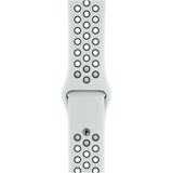 Fibaks Apple Watch 11/10 46MM 9/8/7/6/5/4/3/SE/ULTRA/HK/PRO/MAX 49MM 45MM 44MM Uyumlu Kordon Kayış Bileklik Delikli Spor Band - Beyaz - Siyah