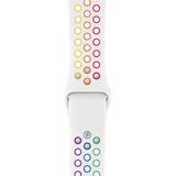 Fibaks Apple Watch 11/10 46MM 9/8/7/6/5/4/3/SE/ULTRA/HK/PRO/MAX 49MM 45MM 44MM Uyumlu Kordon Kayış Bileklik Delikli Spor Band - Beyaz