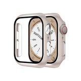 Fibaks Apple Watch 7 8 9 41mm Uyumlu Kılıf Kasa Ve Ekran Koruyucu 360 Tam Koruma Kapak