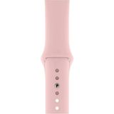 Fibaks Apple Watch Series 10/11 42MM 10/9/8/7/6/5/4/3/SE 41MM 40MM 38MM Kordon Kayış Bileklik Klasik Spor Silikon Band - Gold