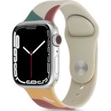 Fibaks Apple Watch Series 10/11 42MM 10/9/8/7/6/5/4/3/SE 41MM 40MM 38MM Renkli Kordon Kayış Bileklik Silikon - Yeşil Mango - 38-40-41mm