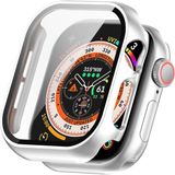 Fibaks Apple Watch Series 11/10 42MM Kılıf Kasa ve Ekran Koruyucu 360 Tam Koruma Kapak - Gümüş - Watch 11 / 10 42mm
