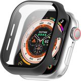Fibaks Apple Watch Series 11/10 46MM Kılıf Kasa ve Ekran Koruyucu 360 Tam Koruma Kapak - Siyah - Watch 11 / 10 46mm