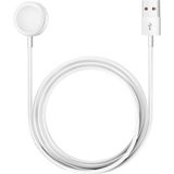 Fibaks Apple Watch Uyumlu Manyetik Şarj Aygıtlı USB Kablo 1 mt Beyaz