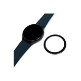 Fibaks Galaxy Watch 5 44mm Uyumlu Siyah Çerçeveli Pet Ekran Koruyucu