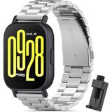 Fibaks Galaxy Watch Gear S3 (22 mm) Krd-04 Akıllı Saat Kordonu Metal Kordon Kayış Bileklik - Gümüş