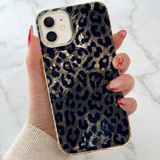 Fibaks Hologramlı Siyah Leopar Desenli Silikon Kılıf iPhone 11 Darbe Emici Kamera Koruma - IMD Leoplar Siyah