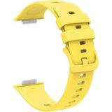 Fibaks Huawei Watch Fit 2 Kordon Kayış Bleklik Esnek Yumuşak Premium Spor Silikon Bileklik - Sarı