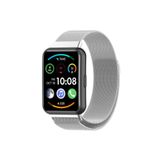 Fibaks Huawei Watch Fit 2 Uyumlu Meta Hasır Örgü Mıknatıslı Kordon Kayış