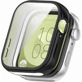 Fibaks Huawei Watch Fit 3 Yumuşak Silikom Kasa ve Ekran Koruyucu 360 Tam Koruma Kapak - HW Fit 3 - Siyah