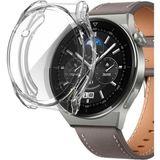Fibaks Huawei Watch Gt 3 Pro 46MM Kasa ve Ekran Koruyucu Parlak 360 Koruma - Şeffaf
