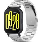Fibaks Huawei Watch GT2E Kordon Paslanmaz Çelik Stainless Steel Baklalı Ayarlanabilir Akıllı Saat Kordonu - Gümüş