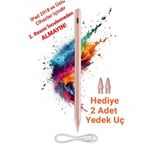 Fibaks iPad Kalem A16 Air 6/7/8/9/10/11/12. Avuç Içi Red Palm Rejection Tablet Kalemi Stylus Yazı Çizim Pen