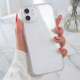 Fibaks iPhone 11 Kılıf 3D kamera Korumalı Şeffaf Yumuşak Süper Silikon Kapak - 3D Spyke