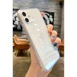 Fibaks iPhone 12 Kılıf 3D kamera Korumalı Şeffaf Yumuşak Süper Silikon Kapak