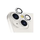 Fibaks iPhone 13 / 13 Mini Kamera Lens Koruyucu Temperli Cam Koruma Gümüş