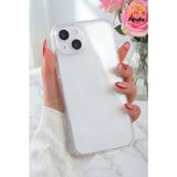 Fibaks iPhone 13 Kılıf 3D kamera Korumalı Şeffaf Yumuşak Süper Silikon Kapak