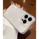 Fibaks iPhone 14 Pro Max Kılıf 3D kamera Korumalı Şeffaf Yumuşak Süper Silikon Kapak