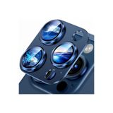 Fibaks Iphone 15 Pro & Iphone 15 Pro Max Uyumlu Çerçeveli Tam Koruma Titanyum Kamera Lens Koruyucu
