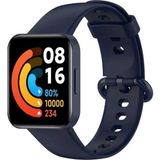 Fibaks Mi Watch Lite Kordon Akıllı Saat Bileklik Kordonu Silikon Kayış - Lacivert