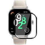 Fibaks Redmi Watch 4 Uyumlu Tam Kaplayan Kavisli Siyah Çerçeveli Saat Ekran Koruyucu - RM Wtch 4