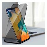 Fibaks Samsung Galaxy A14 Uyumlu Tam Kapatan Hayalet Gizlilik Filtreli Kırılmaz Tamperli Cam Ekran Koruyucu - Siyah